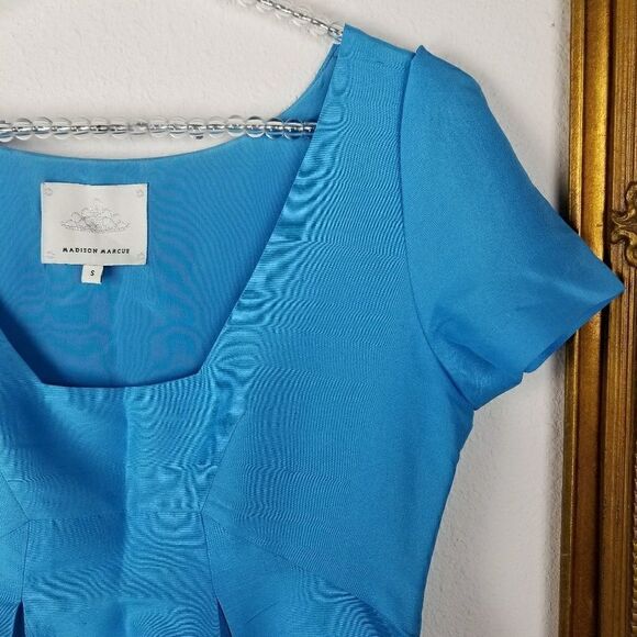 Nordstrom Madison Marcus raw silk dress  NWOT - Picture 3 of 5